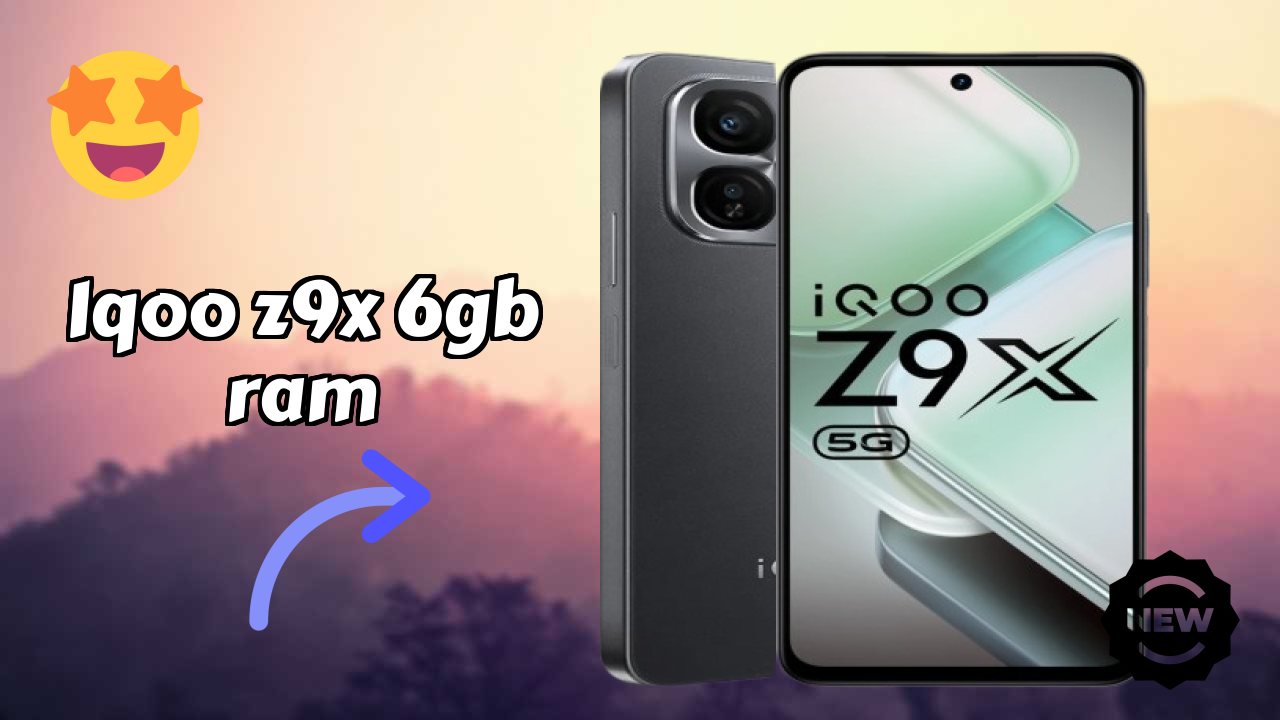 IQOO Z9x 6GB RAM Display Review: LCD Screen Size