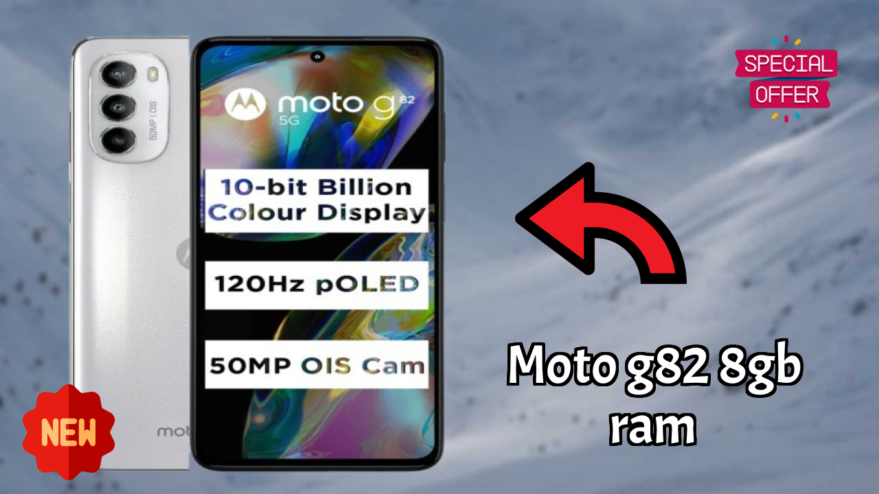Moto G82 8GB RAM Display Analysis: 6.6 Inches (16.76 Cm) Screen