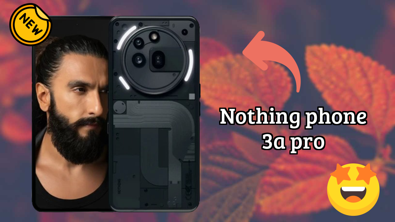 Nothing Phone 3a Pro Display Quality: 6.77 Inches (17.2 Cm) Screen