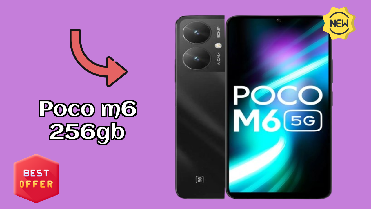 POCO M6 256GB Display Quality: IPS LCD Explained