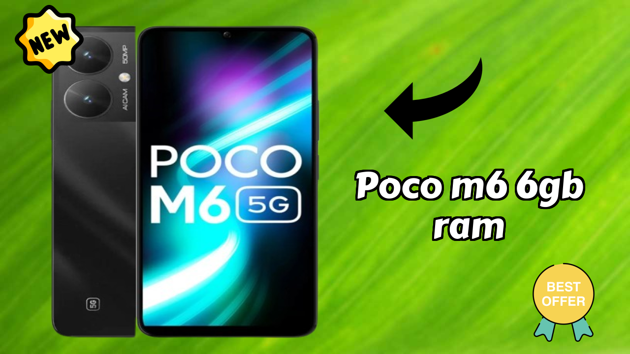 POCO M6 6GB RAM Display Technology: IPS LCD Review