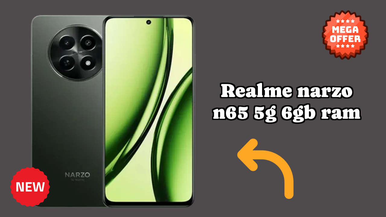 Realme Narzo N65 5G 6GB RAM Display Review: 6.67 Inches (16.94 Cm) Screen Quality Test
