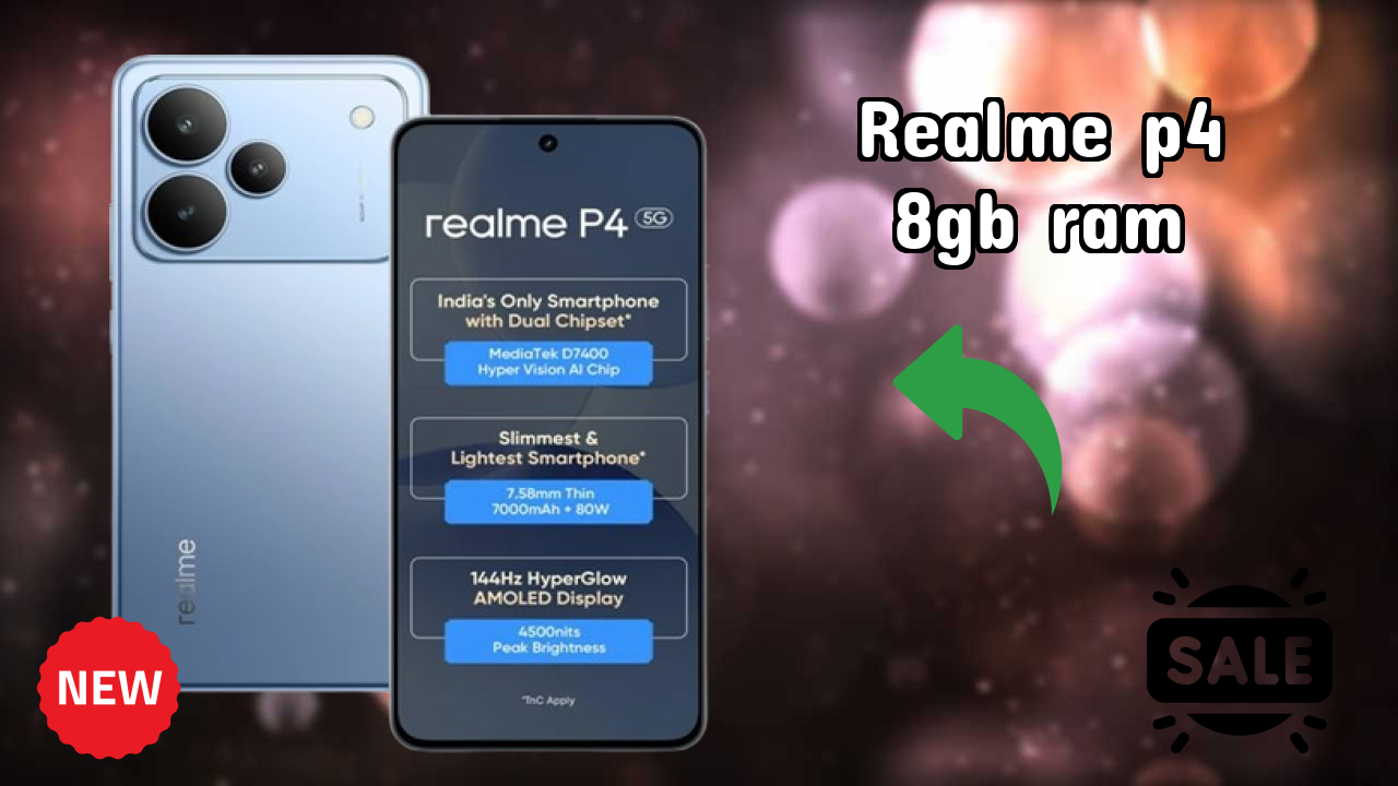 Realme P4 8GB RAM Display Quality: 6.77 Inches (17.2 Cm) Screen Review