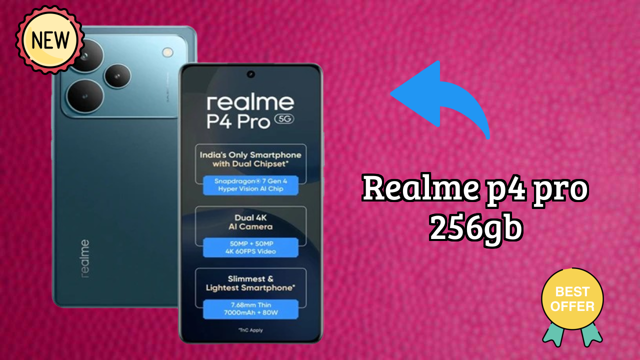 Realme P4 Pro 256GB Gaming Test: Snapdragon 7 Gen 4 FPS Performance