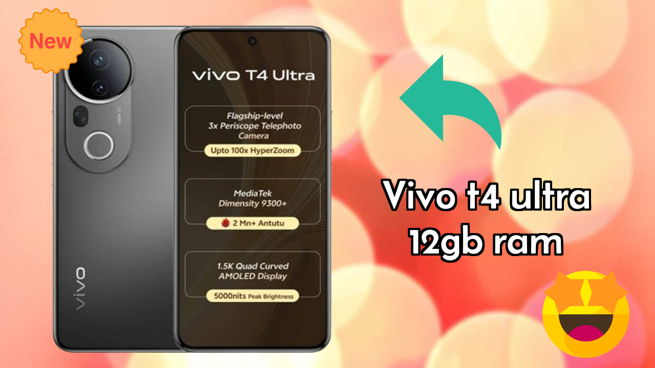 Vivo T4 Ultra 12GB RAM Display Size: 6.67 Inches (16.94 Cm) Screen Test