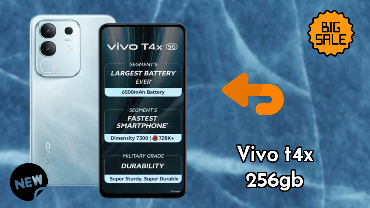 Vivo T4X 256GB - Best Phone Under ₹16,499 in India Right Now