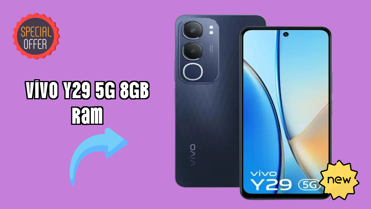 Vivo Y29 5G 8GB RAM Display Size: 6.68 Inches (16.97 Cm) Screen Review