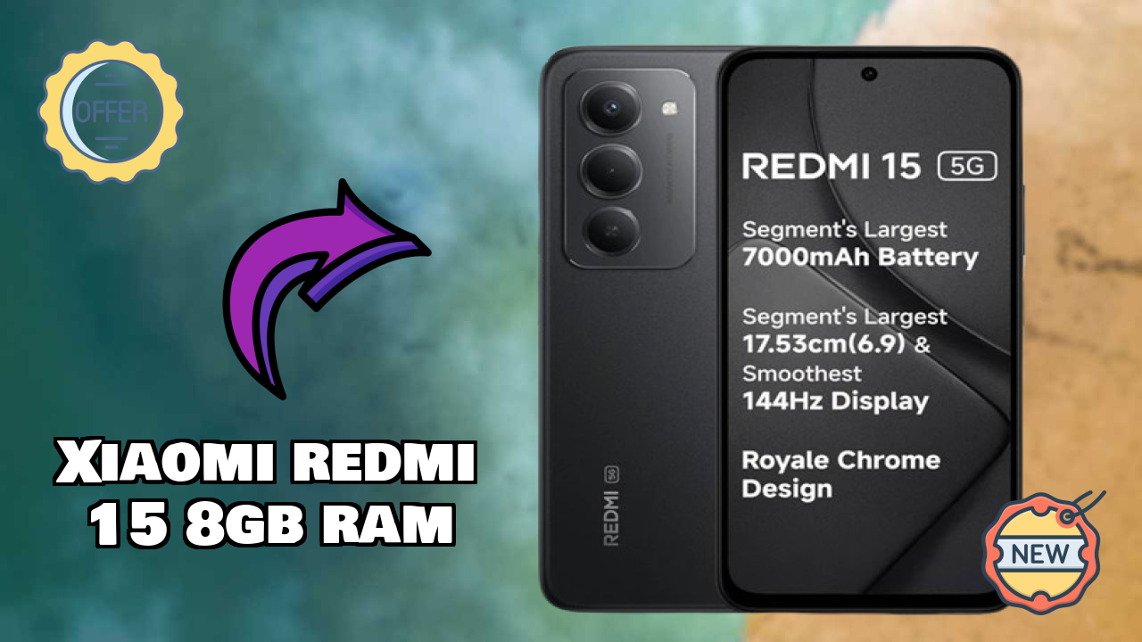 Xiaomi Redmi 15 8GB RAM Display Review: 6.9 Inches (17.53 Cm) Screen Size